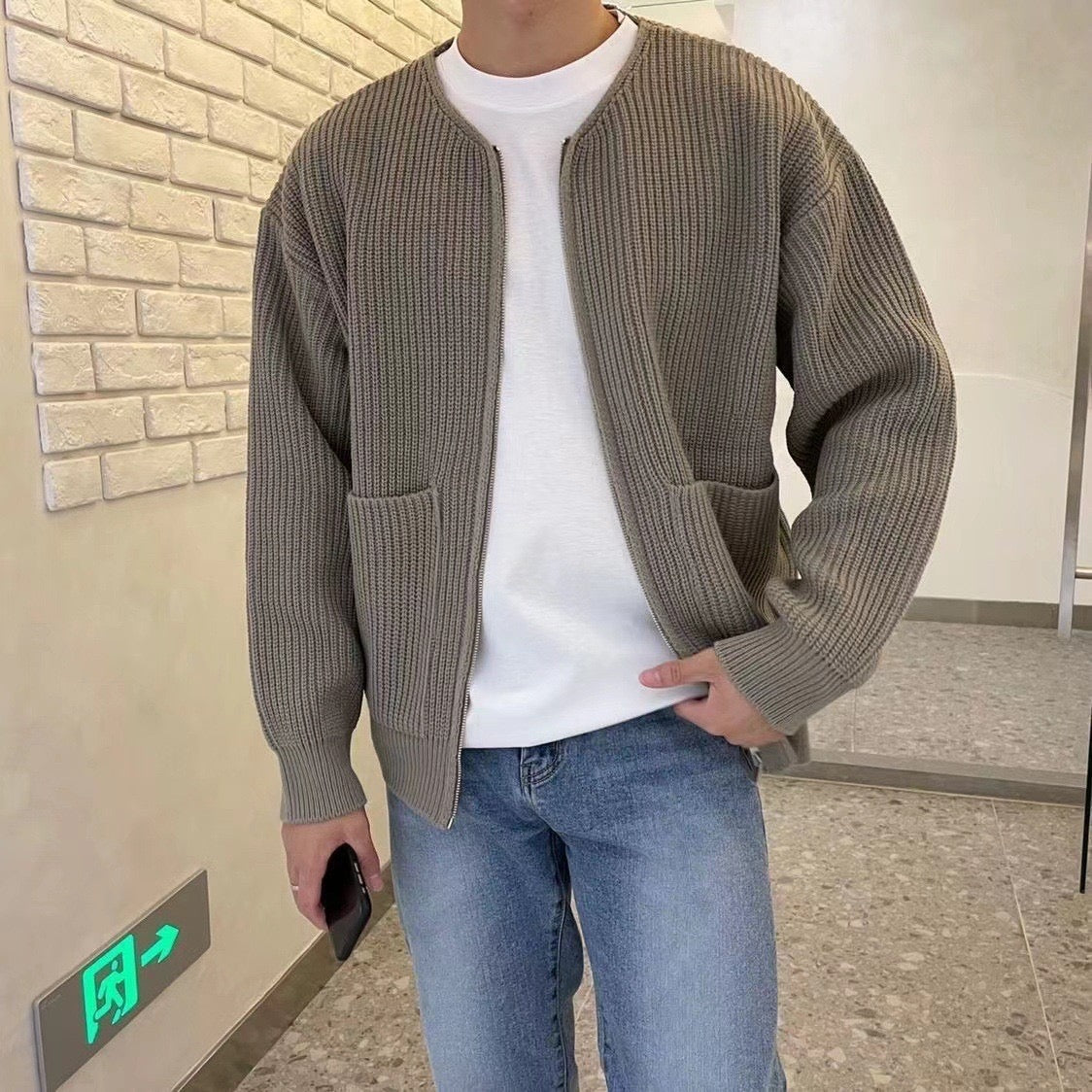 Men's Sweater Jacket