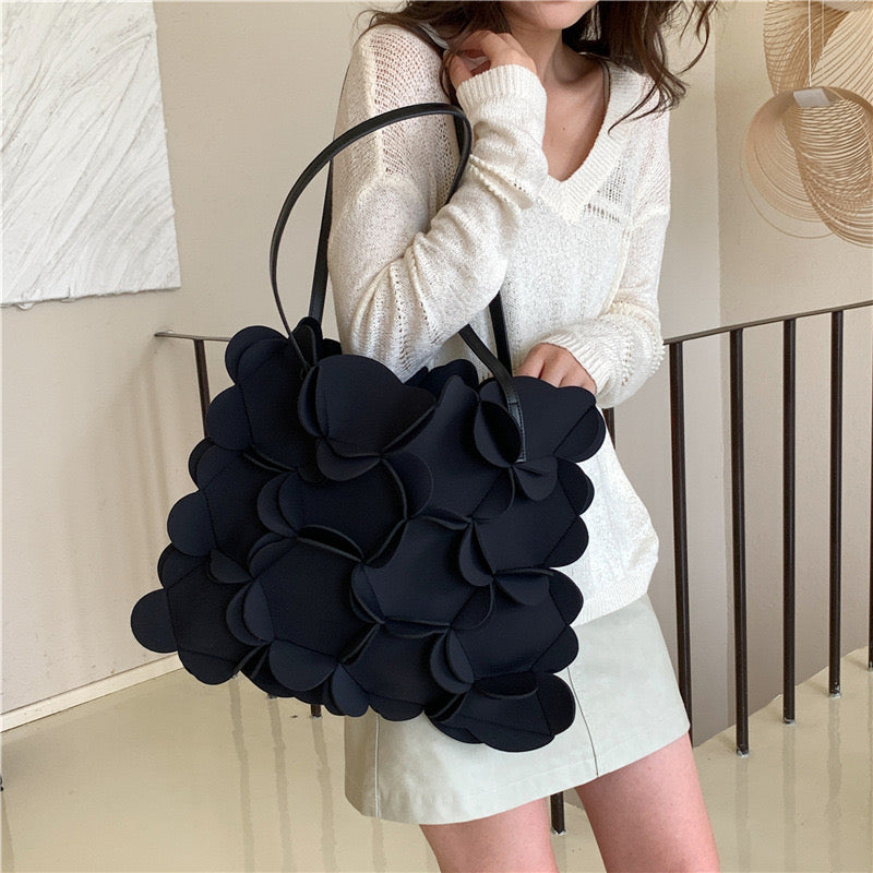 Floral Pedal Oversized Tote