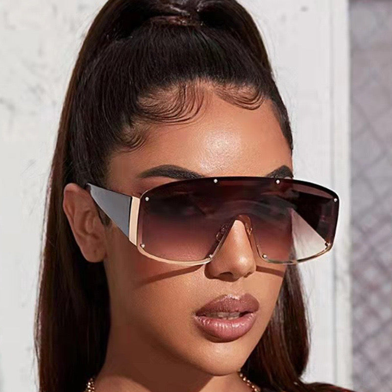 Futura Oversized Shield Sunglasses
