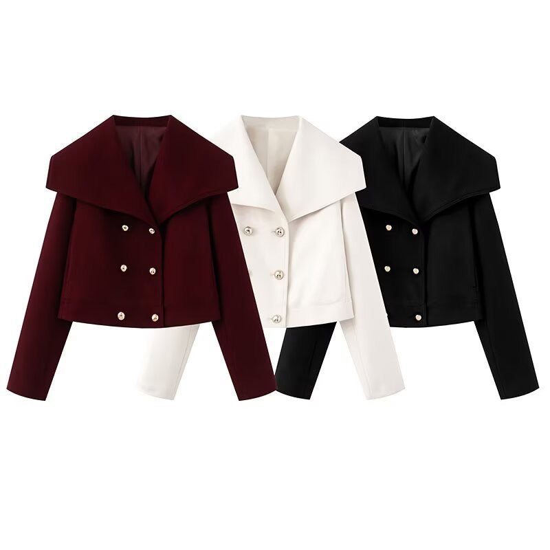 Double-Breasted Fall Coat