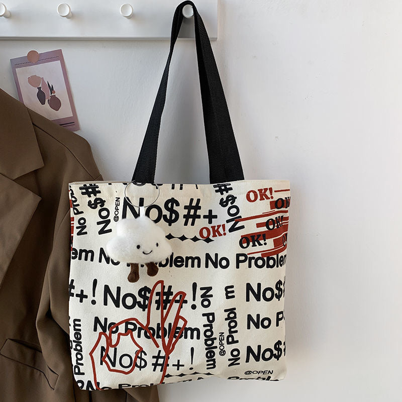 No Problem Canvas Tote