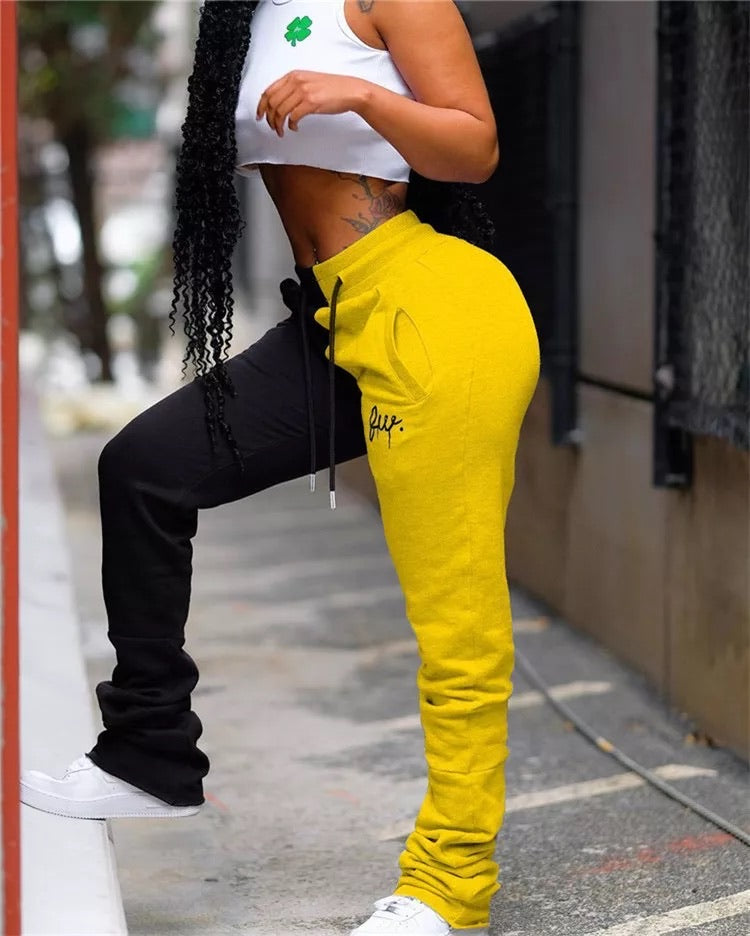 Crisscrossed Yoga Joggers.