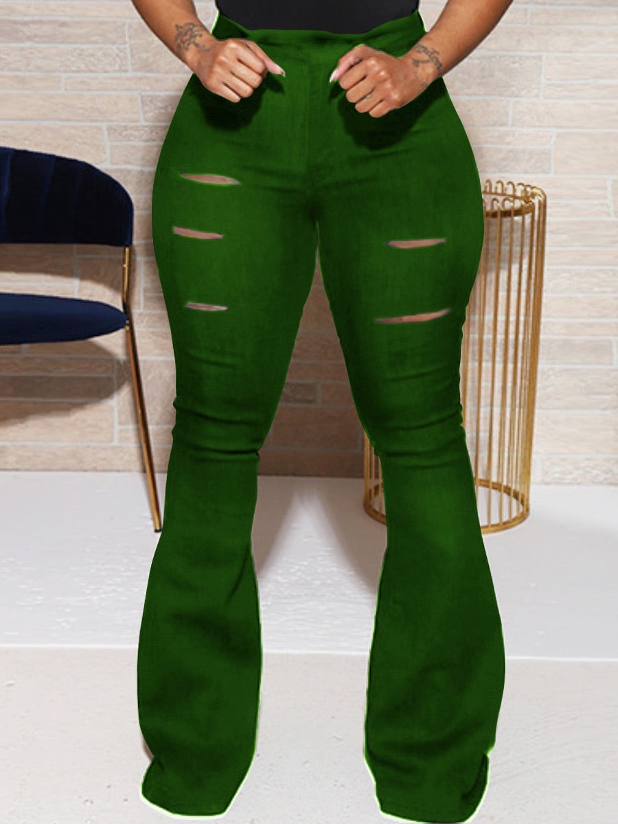Elastic Stretch Pants