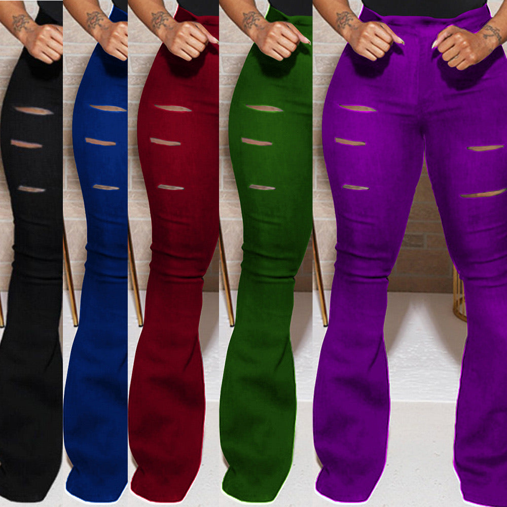 Elastic Stretch Pants
