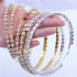 Over sized Diamond Hoops.