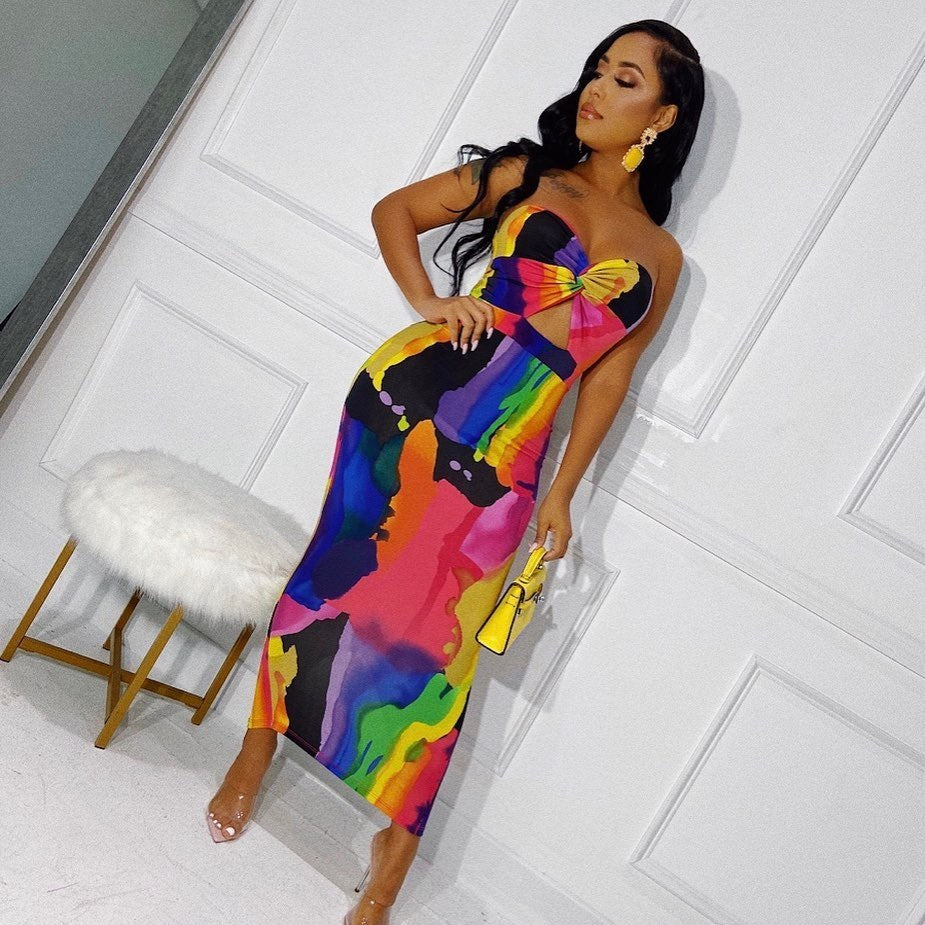 Digital print Maxi