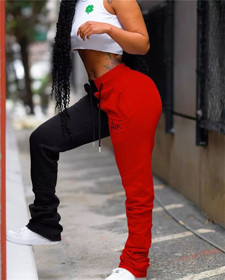 Crisscrossed Yoga Joggers.