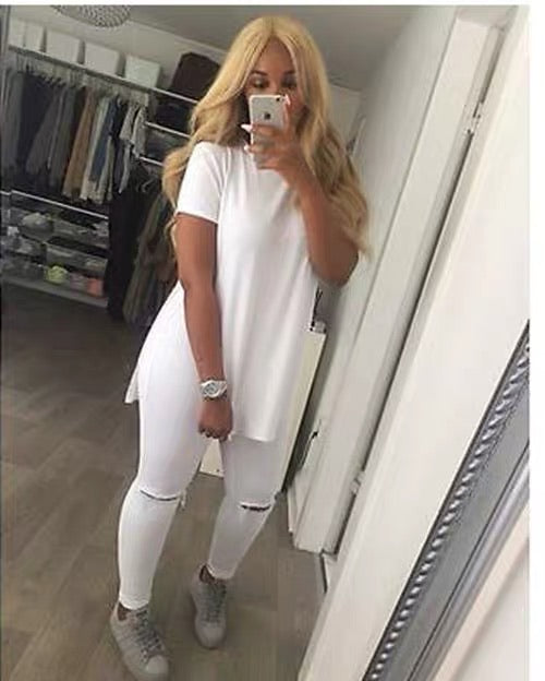 Side Split Tee.
