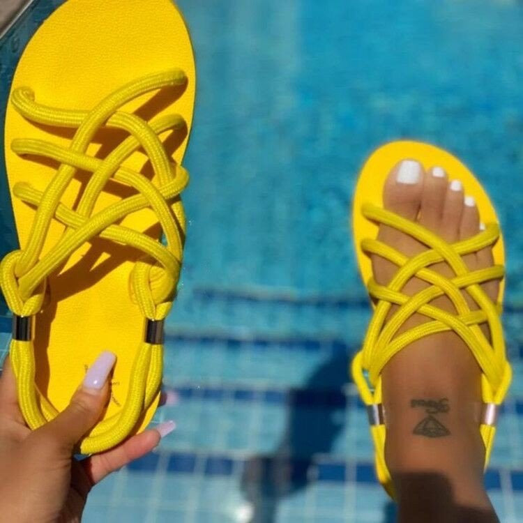 Rope Flat Sandals