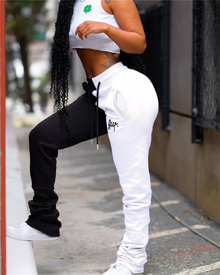 Crisscrossed Yoga Joggers.
