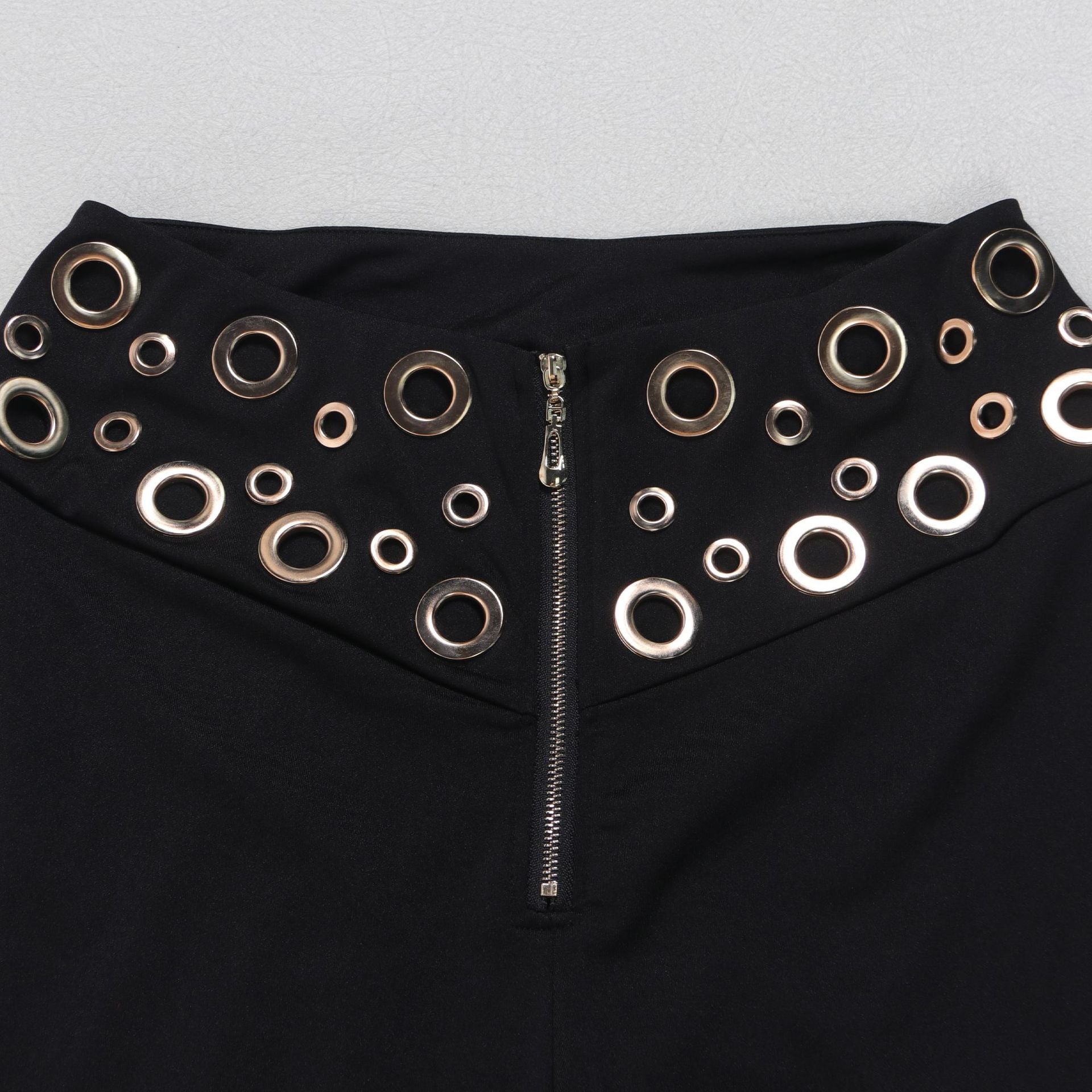 Vixen Vibe Eyelet Strapless Wide-Leg Jumpsuit