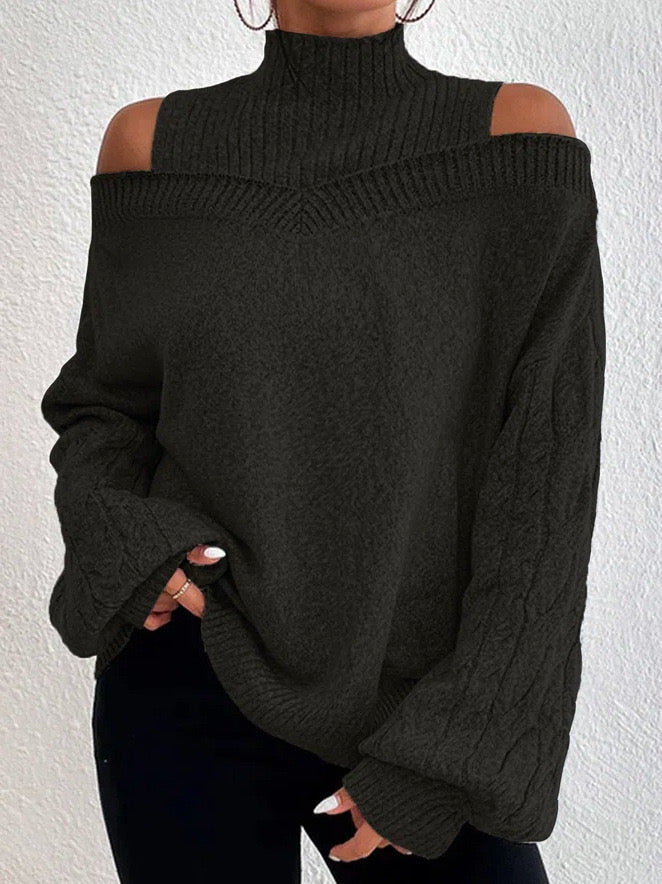 Turtleneck Cold Shoulder