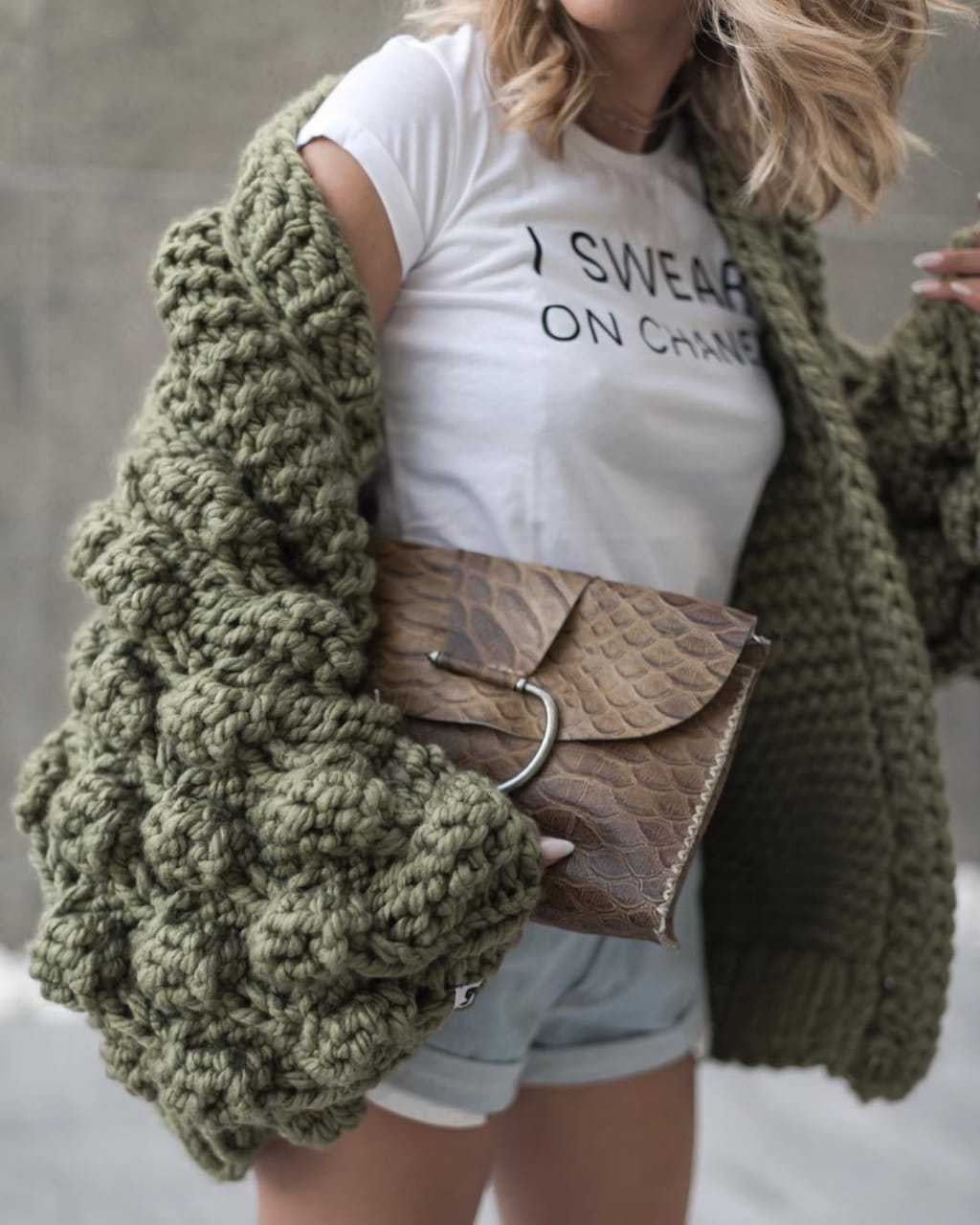 Over Size Knit Sweater