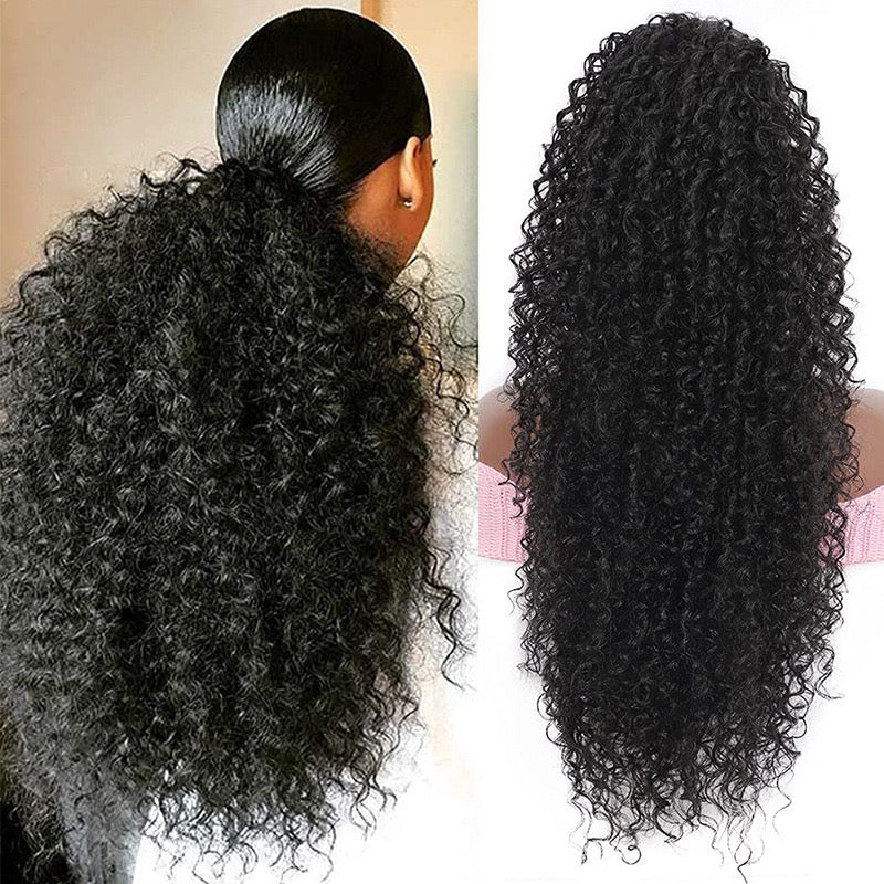 Kinky Curly Drawstring Ponytail Extension | Instant Volume & Length