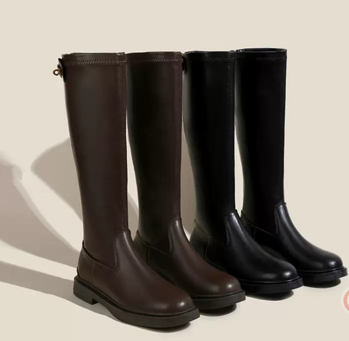 Women’s Knee-High Riding Boots | Classic Black & Brown Tall Boots for Fall & Winter