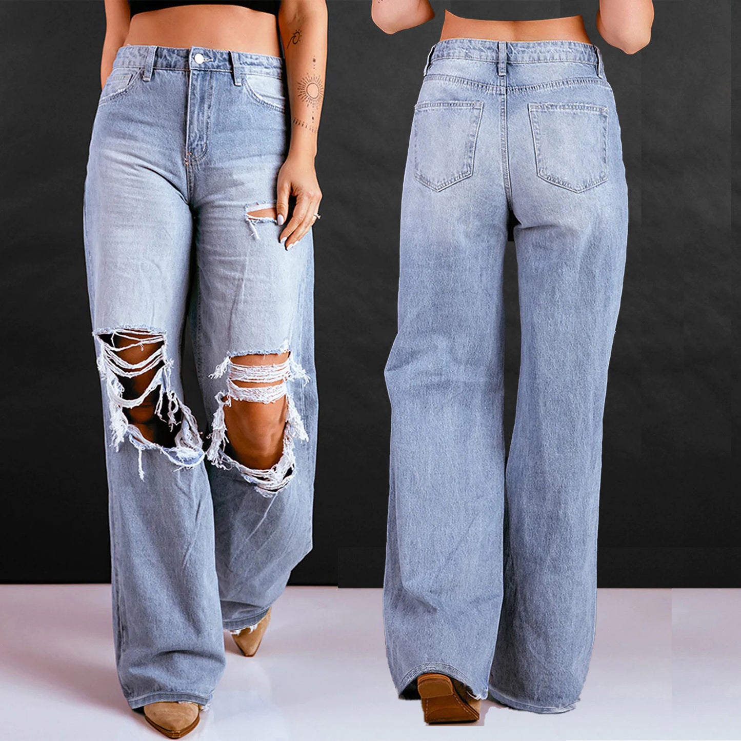 Bohemian Rhapsody Distressed Jeans