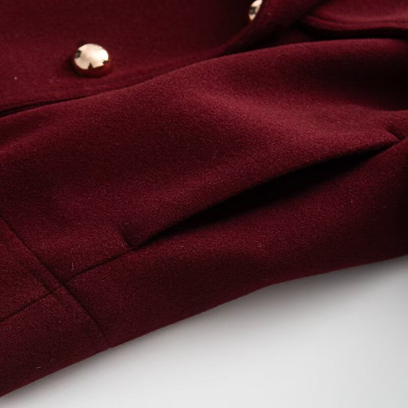 Double-Breasted Fall Coat