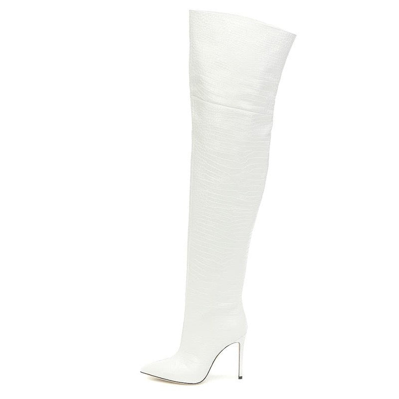 Luxe Thigh-High Stiletto Boots