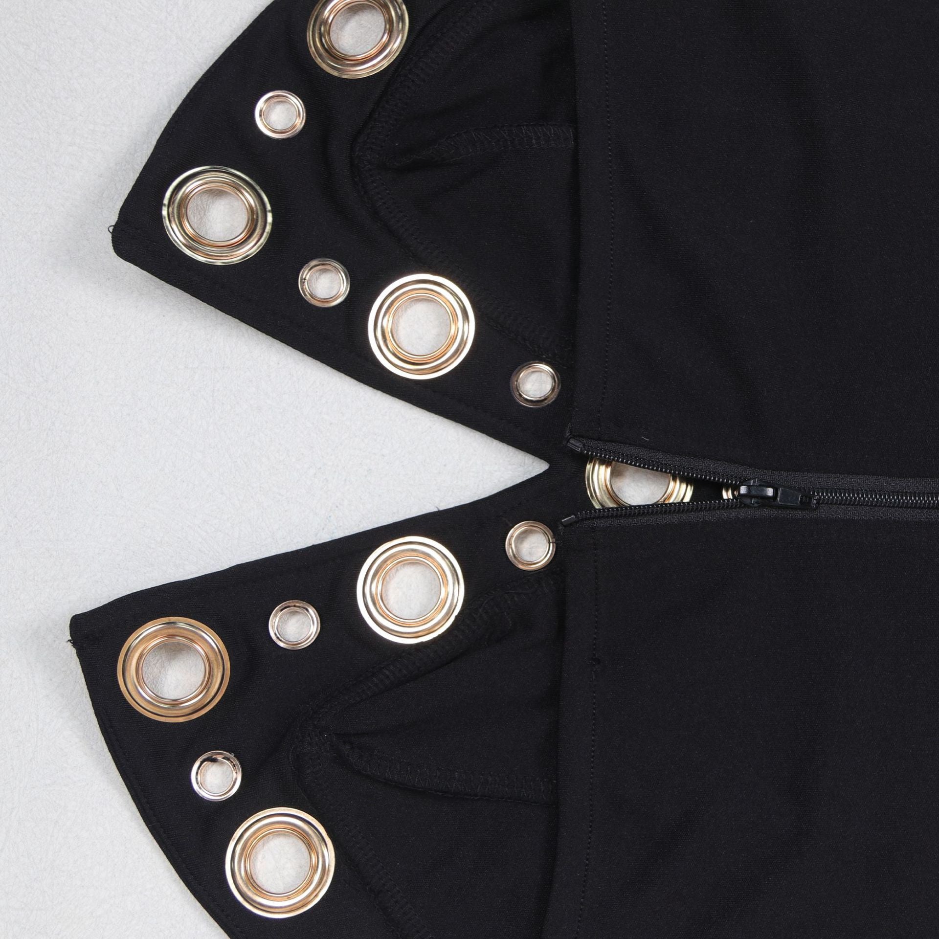 Vixen Vibe Eyelet Strapless Wide-Leg Jumpsuit
