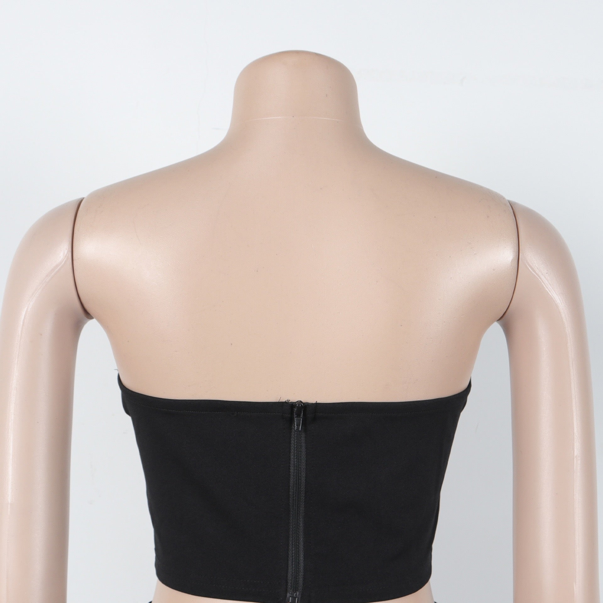 Vixen Vibe Eyelet Strapless Wide-Leg Jumpsuit