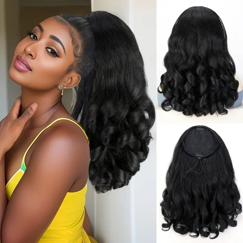 Soft Glam Curly Ponytail – 16