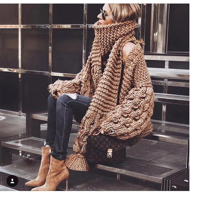 Over Size Knit Sweater