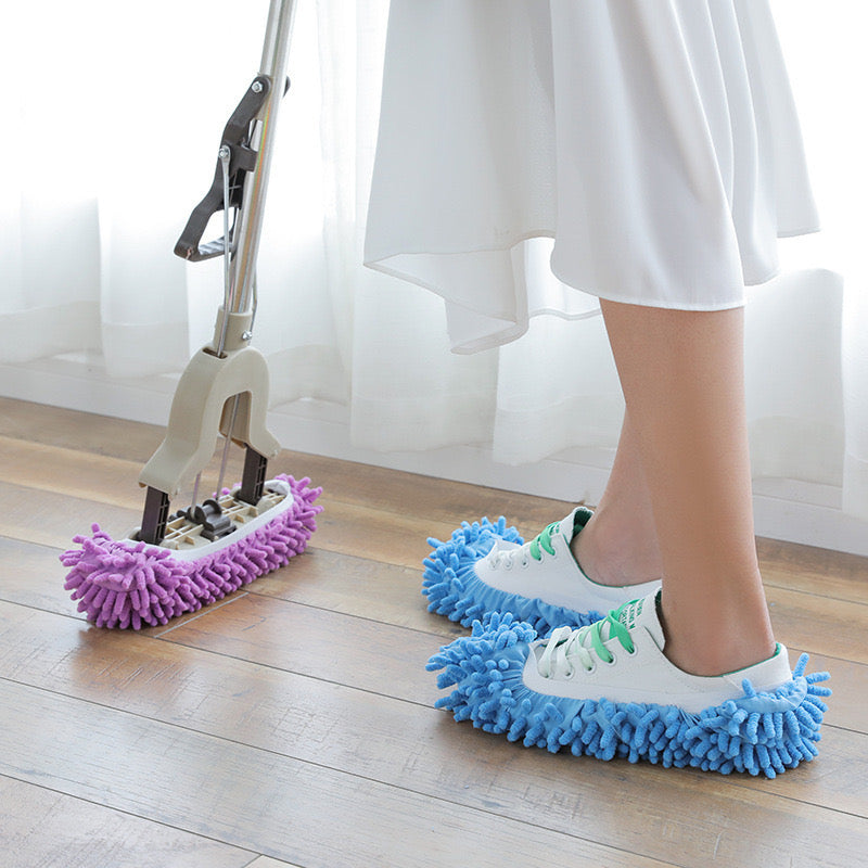 Step ‘n’ Shine Microfiber Mop Slippers