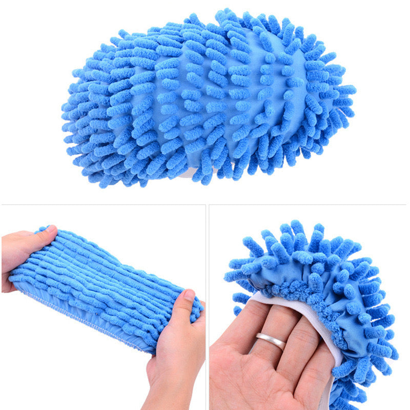 Step ‘n’ Shine Microfiber Mop Slippers
