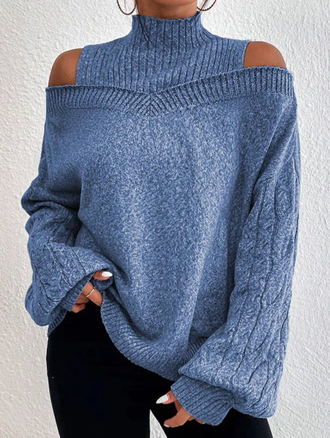 Turtleneck Cold Shoulder