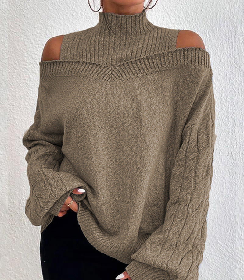 Turtleneck Cold Shoulder