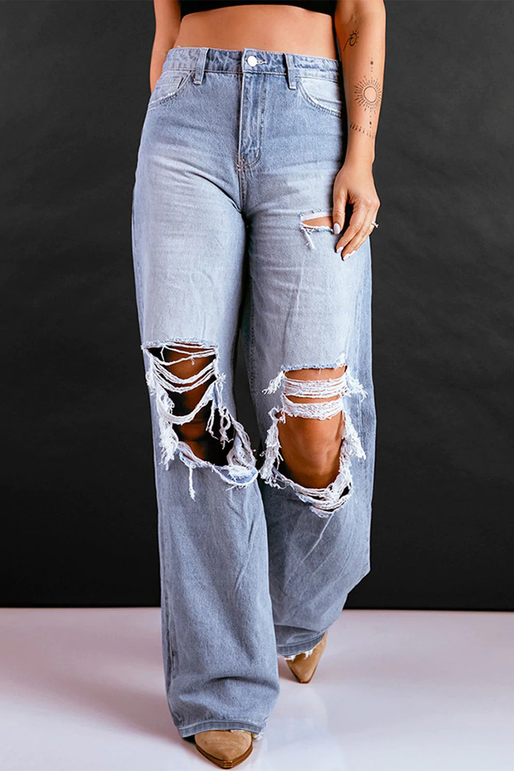 Bohemian Rhapsody Distressed Jeans