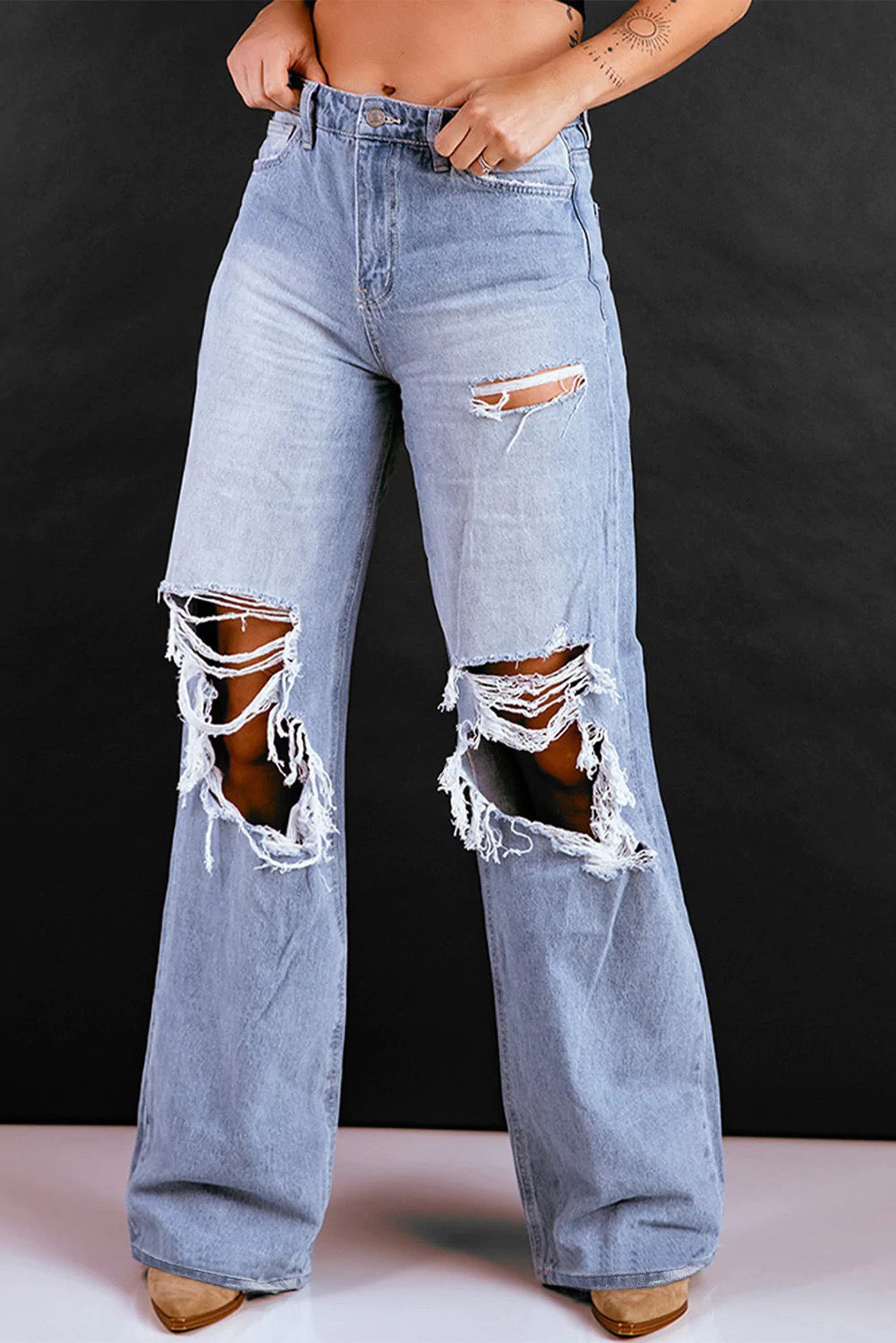 Bohemian Rhapsody Distressed Jeans