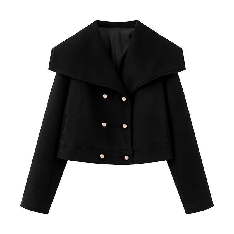 Double-Breasted Fall Coat