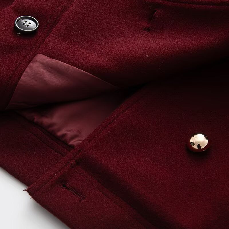 Double-Breasted Fall Coat