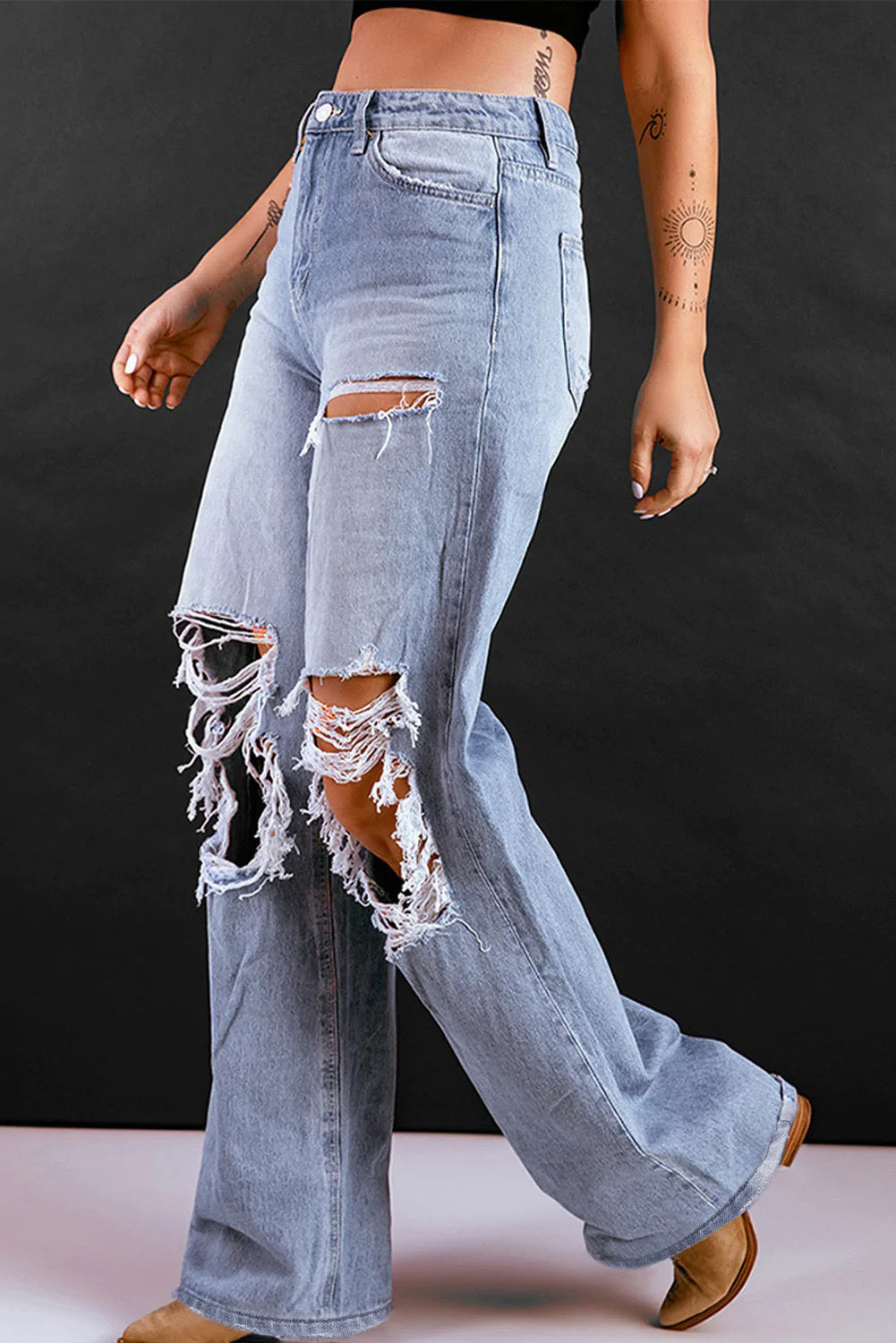 Bohemian Rhapsody Distressed Jeans