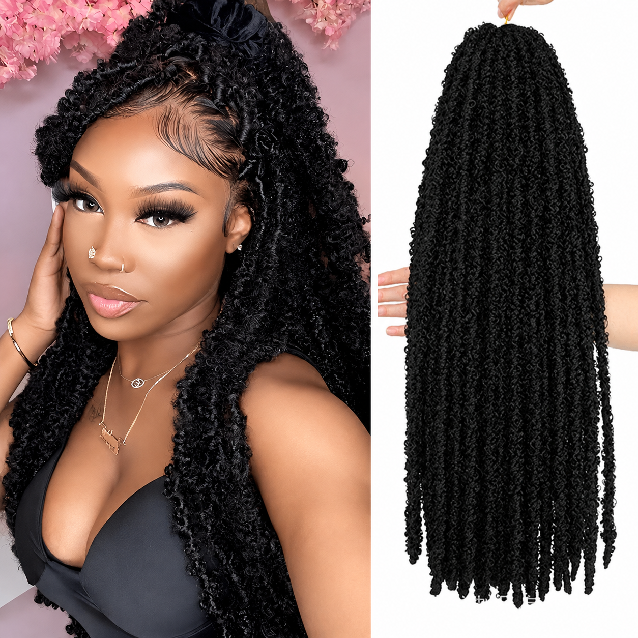 AirLite Butterfly Locs – Pre-Looped Crochet Faux Locs
