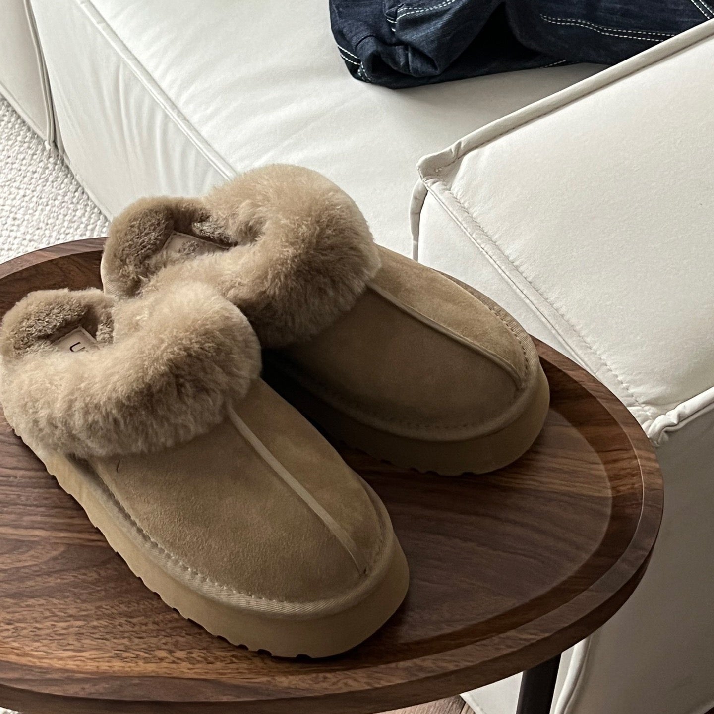 Fur Lined Slip-ons