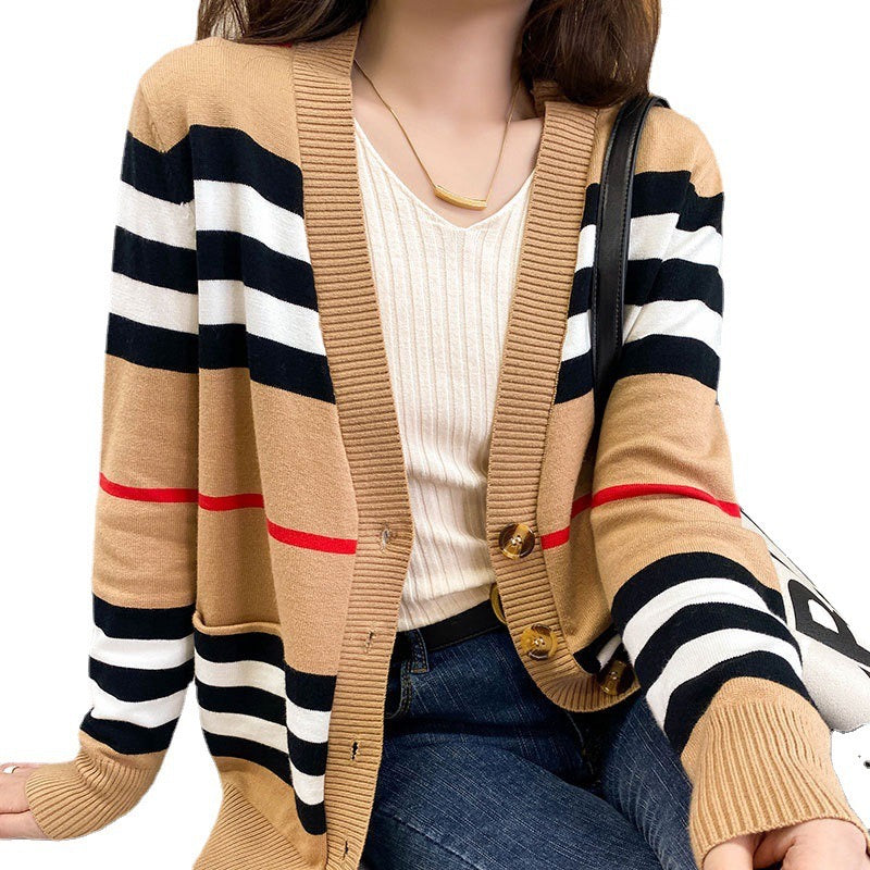 Tri Stripe Sweater