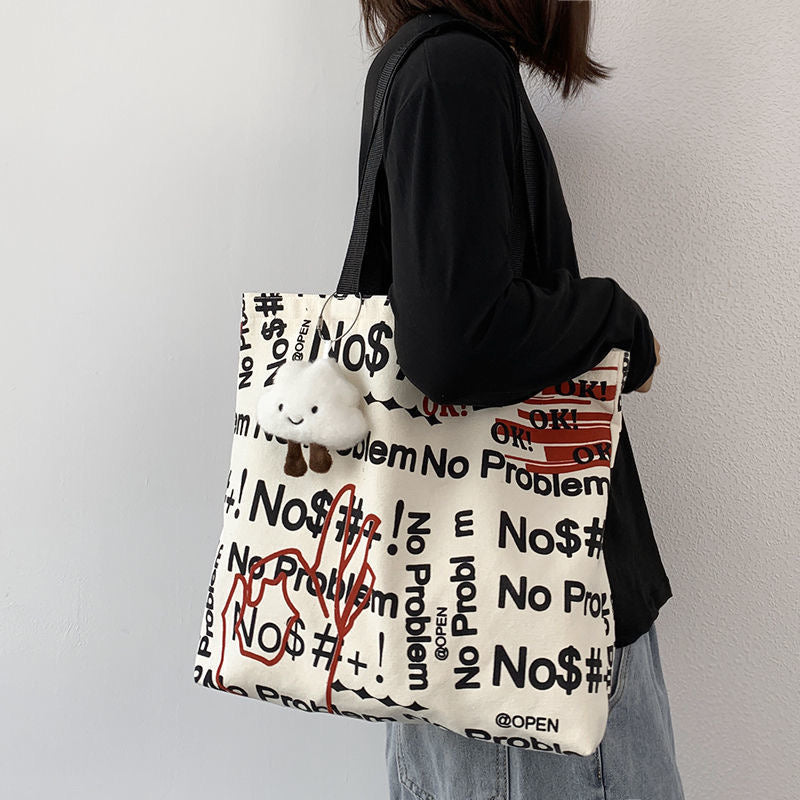 No Problem Canvas Tote