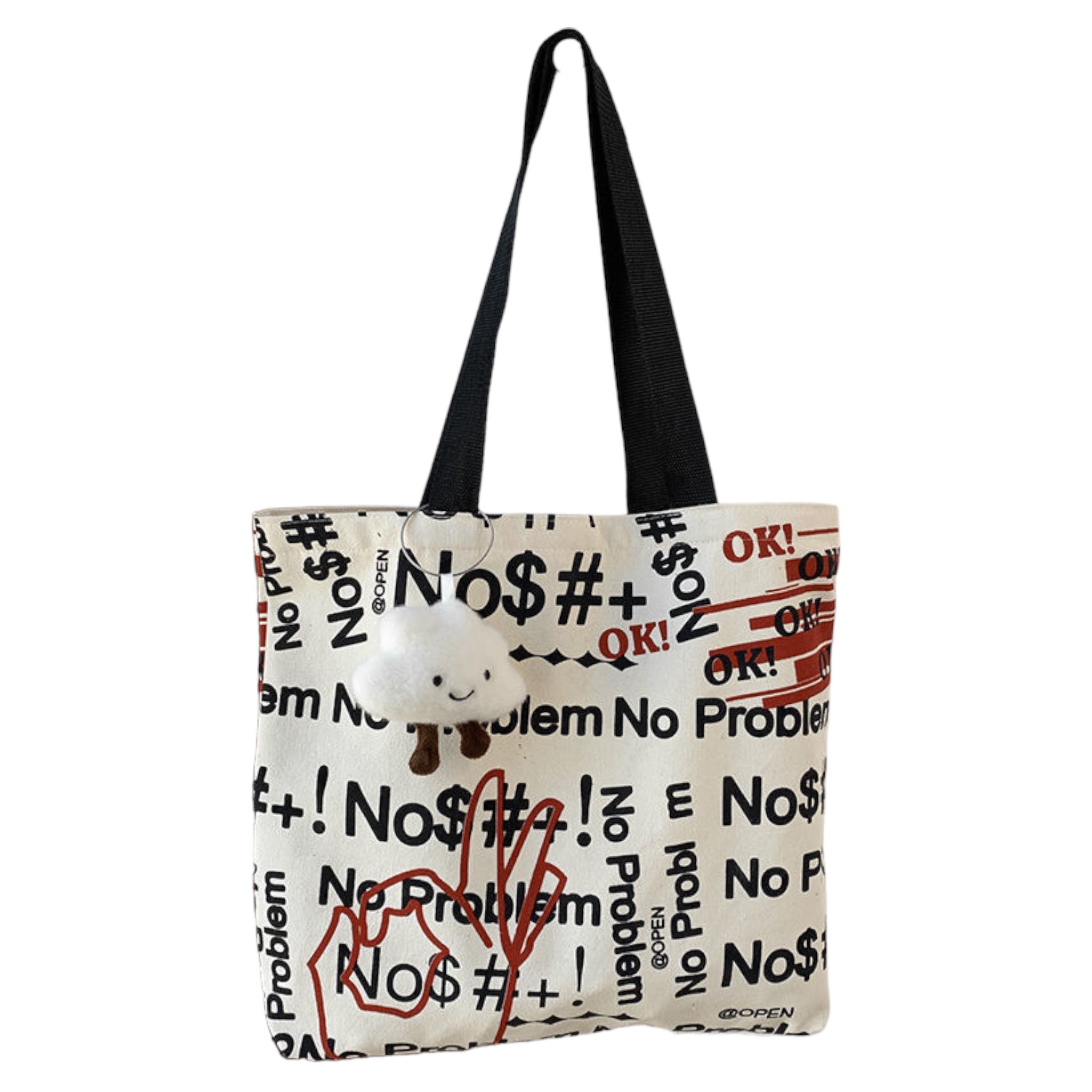 No Problem Canvas Tote