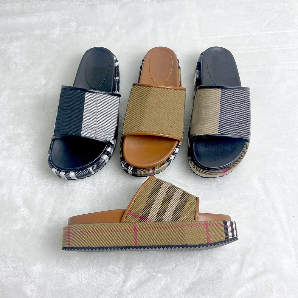 Print Slider Sandals