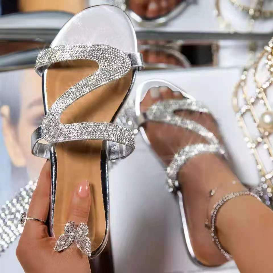 Samantha Rhinestone sandal