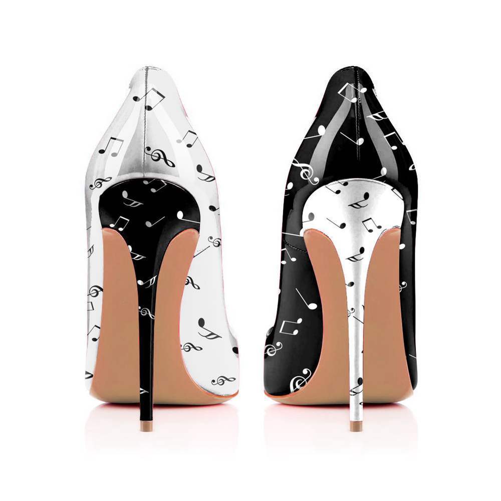 Music Note Stiletto Heels