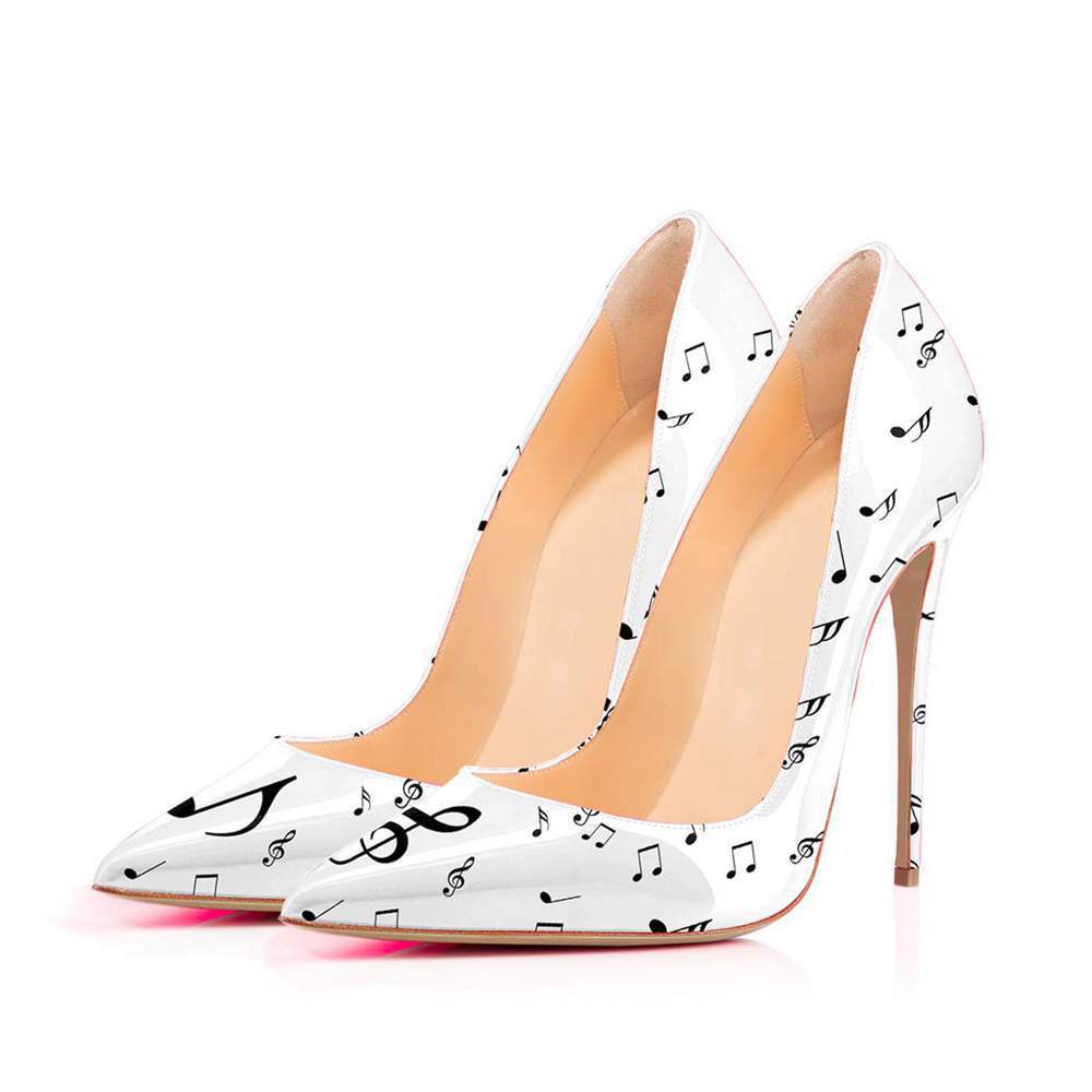 Music Note Stiletto Heels