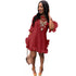 Ruffle Mini Dress.
