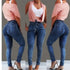 High waisted jeans.