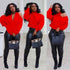 Cold Shoulder Criss Cross.