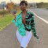 Graffiti print long sleeves.