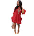 Ruffle Mini Dress.