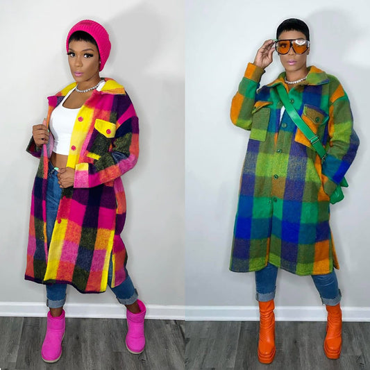 Flannel Print Multi Color Shirt